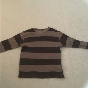 Brown striped sweater